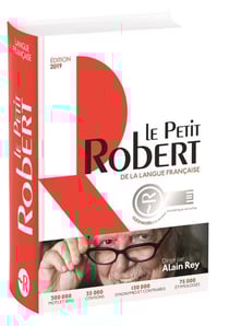 Dictionnaire le petit robert de la langue française bimédia (édition 2019)
