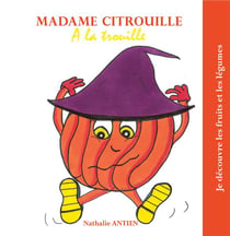 Madame citrouille a la trouille - illustrations, couleur