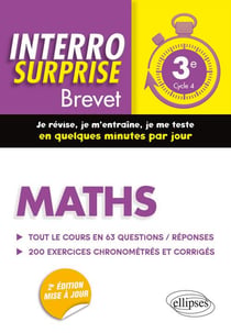 Interro surprise : mathématiques - 3e (édition 2018)
