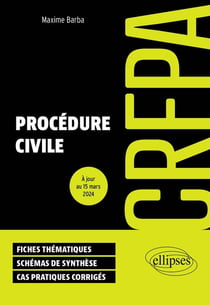 CRFPA : Procédure civile (édition 2024)