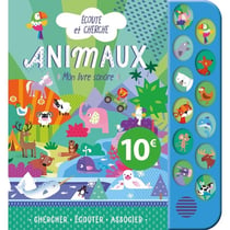 Écoute et cherche : 12 boutons sonores - Animaux