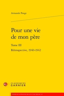Pour une vie de mon père Tome 3 : rétrospective, 1940-1942