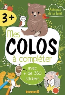 Mes colos à compléter - Animaux de la forêt - avec + de 350 stickers
