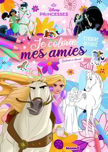 Disney Princesses - Je colorie mes amies - Balade à cheval - Stickers offerts