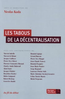 Tabous De La Decentralisation