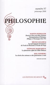 Revue Philosophie n.97