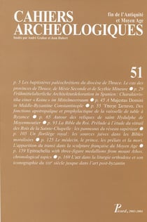 Cahiers archeologiques n.51