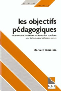Objectifs pedagogiques en formation initiale et continue