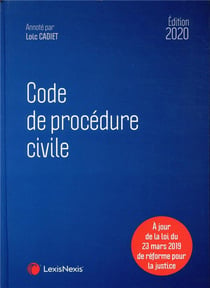 Code de procédure civile (édition 2020)