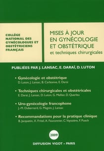 Mises à jour en gynécologie et obstétrique et techniques chirurgicales Tome 33