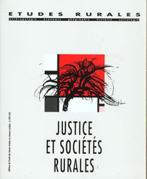Revue études rurales n.150 : Études rurales, n° 149-150/janvier-juin 1999 : Justice et sociétés rurales