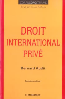 DROIT INTERNATIONAL PRIVE