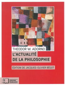 L'actualité de la philosophie