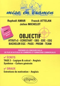 Objectif ESG, Atout+3, Ecristart, Team, Pass, Prism, EGC, EDC - Toutes matières - Un volume