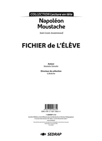 LECTURE EN TETE - NAPOLEON MOUSTACHE - LECTURE CYCLE 3 (FICHIER)