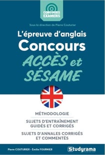 L'épreuve d'anglais - concours - ACCES et SESAME