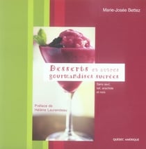 Desserts et autres gourmandises sucrées sans oeuf, lait, arachide et noix