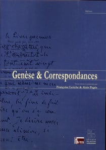 Genèse et correspondances