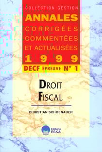 Droit fiscal decf 1 1999