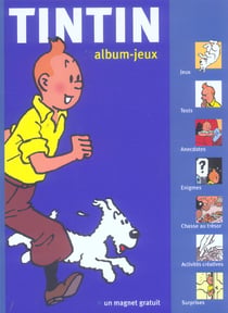 Tintin album jeux