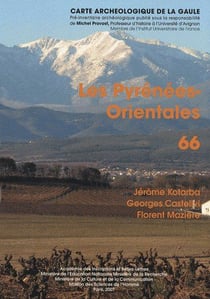 Carte archéologique de la Gaule Tome 66 : les Pyrénées-Orientales