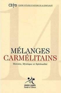 Mélanges carmélitains Tome 14
