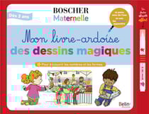 Mon livre-ardoise des dessins magiques pour decouvrir les nombres et les formes