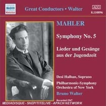 Symphonie n°5, lieder und gesange aus der jugendzeit