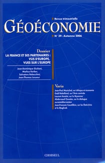 Geoeconomie n.39 - la france et ses partenaires : vus d'europe, vues sur l'europe