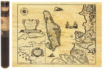 OLERON EN 1650 CARTE DE NAVIGATION 58,5 CM X 42 CM