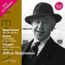 Arthur Rubinstein joue Beethoven, Ravel et Chopin