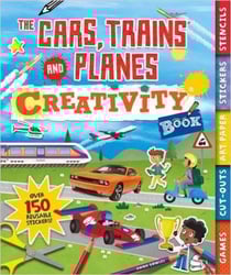 The cars, trains and planes creativity book