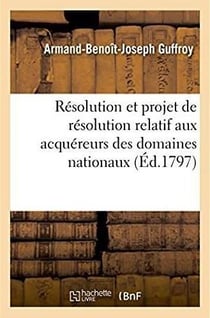 Reflexion sur la resolution du 14 floreal dernier et sur le projet de resolution - relatif aux acque
