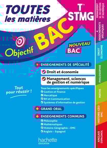 Objectif bac : Toutes les matières - Terminale STMG (édition 2026)