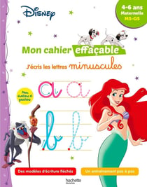 Mon cahier effaçable - J'écris les lettres minuscules