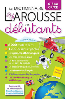 Larousse dictionnaire des debutants 6/8 ans cp/ce