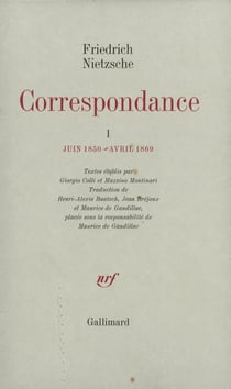Correspondance : Juin 1850 - Avril 1869