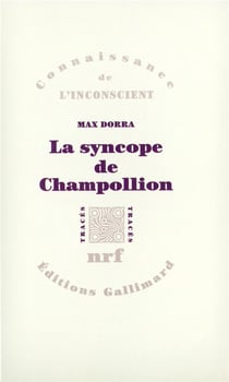 La syncope de champollion - entre les images et les mots