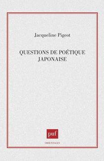 Questions de poétique japonaise