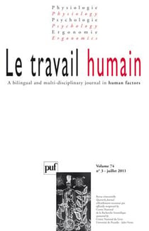 Revue Le travail humain n.74/3 (édition 2011)