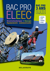 Électrotechnique - bac pro - 2nde/1ère/terminale - livre de l'élève