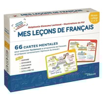 Mes leçons de français - niveau collège - 55 cartes mentales pour assimiler facilement le programme