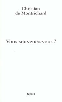 Vous souvenez-vous ?