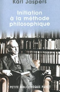 Initiation a la methode philosophique