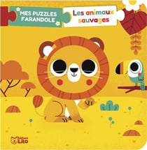 Mes puzzles farandole : les animaux sauvages