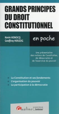 Grands principes du droit constitutionnel : une présentation des notions de Constitution, de démocratie et de l'exercice du pouvoir (2e édition)