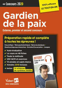Concours Gardien de la paix - Catégorie B - Préparation rapide et complète à toutes les épreuves !