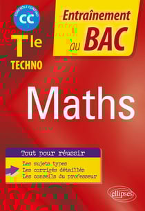 Entraînement au BAC : mathématiques : terminale technologique - contrôle continu