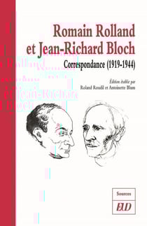 Romain Rolland et jean-richard bloch - correspondance (1919-1944)