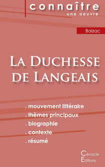 La duchesse de Langeais, de Honoré de Balzac